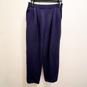 St John Collection Marie Gray Santana Knit Pants Size 2 Elastic‎ Waistband